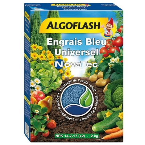 ALGOFLASH - Engrais bleu universel novatec 2kg /nc
