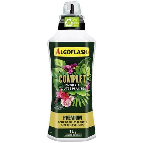 ALGOFLASH - Engrais complet toutes plantes liquide 1l