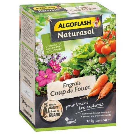 ALGOFLASH NATURASOL - Engrais coup fouet base guano 1.6kg