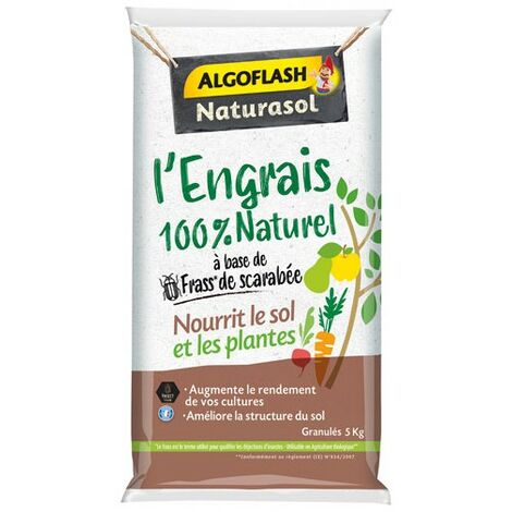 ALGOFLASH NATURASOL - Engrais universel 100% naturel UAB 5kg /nc