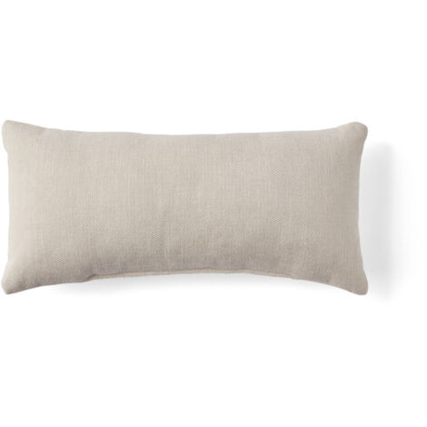 Alicante - coussin - en velours texturé - 28x58 cm - beige