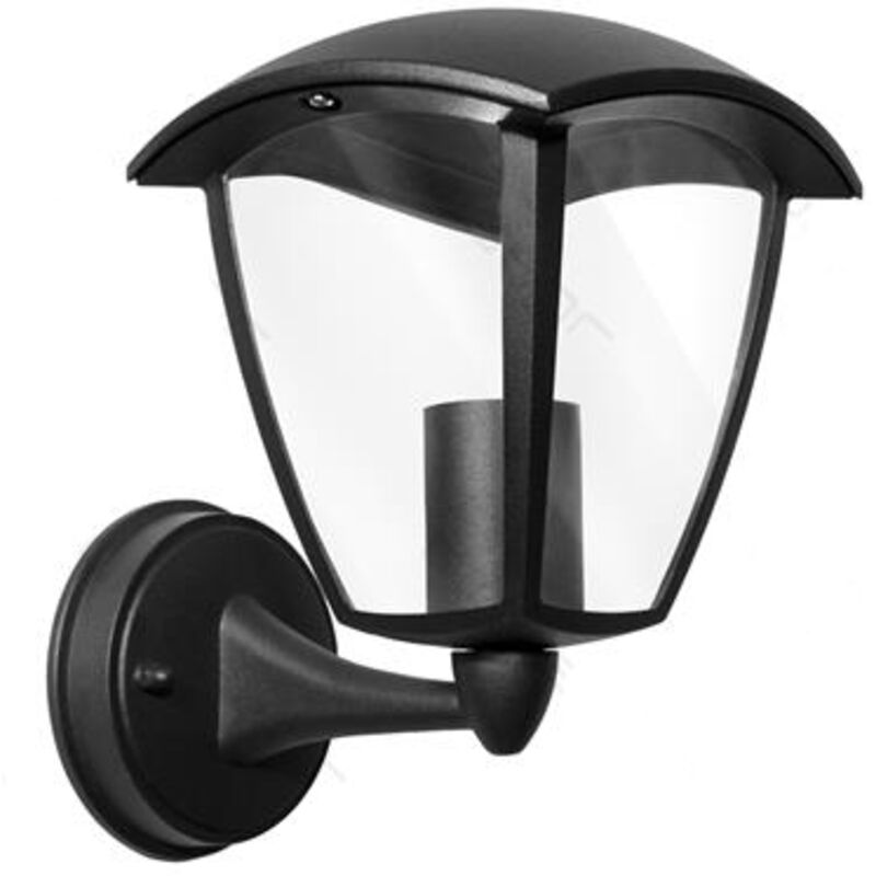 Ags Wandlampe Gartenlaterne E27 Aussen Ip44 Schwarz