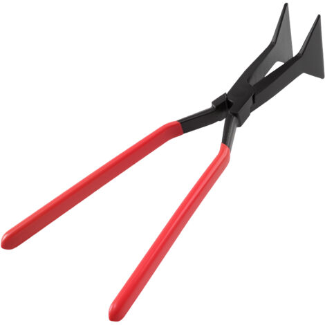 Alicate 80mm Acero Carbono Engarce Profesional Boca Recta Duradera