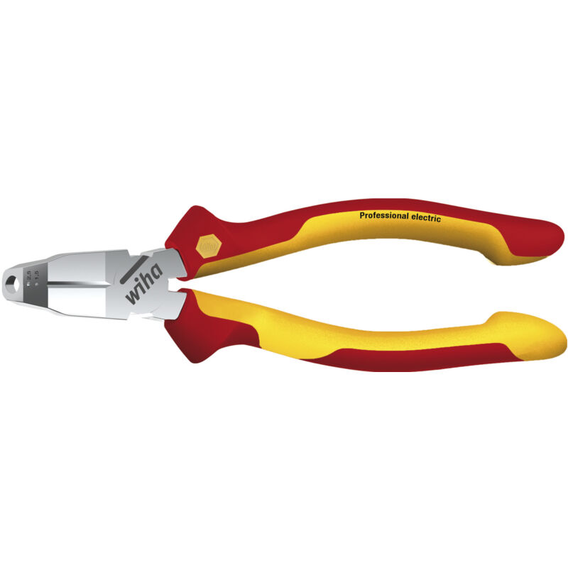 Wiha - Alicates de instalación TriCut Professional electric 170 mm, 7' (38552)