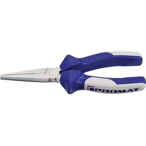 Alicate b/plana recta larga 160mm cromado m/bim promat