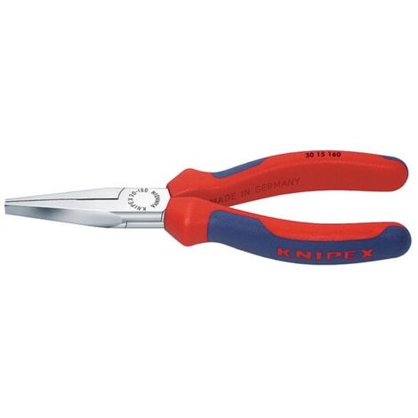 Alicate b/plana recta larga 190mm cromado m/bim 30 15 190