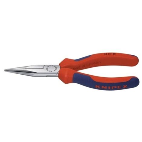 Alicate b/plana semired larga 140mm crom m/bim 30 25 140