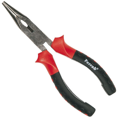 Alicate boca pulida 160 mm FERROB Boca semi-redonda -