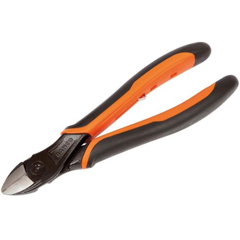 Alicate Corte Diagonal 140Mm Mango Bimaterial Fosfat Con Clip Bahco