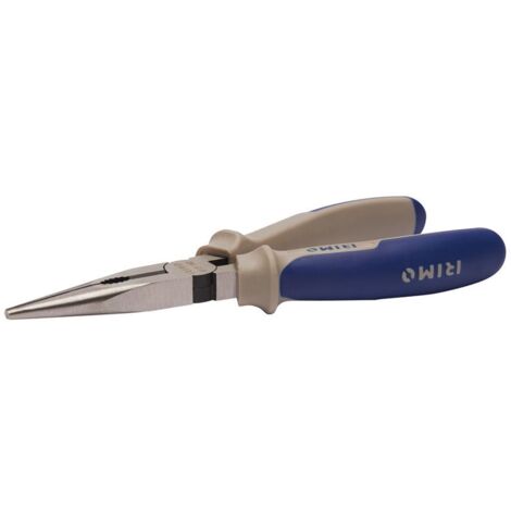 Alicate de Boca Semi Redonda con Mango Bimaterial 161mm 612-160-1 Irimo