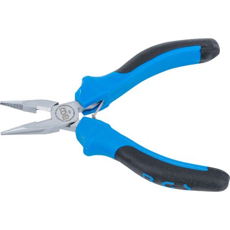 Alicate de boca semirredonda para electrónica  130 mm recto