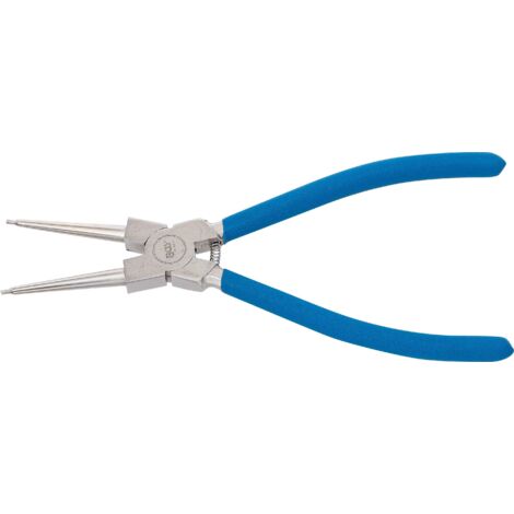 Alicate de puntas (circlip)  recto  para anillos de retención interiores  225 mm