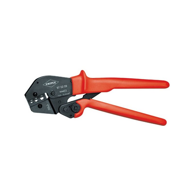 

Knipex - Pinza de engatillar los bornes con multiplicación de palanca, sección del conductor : 10-25 mm²