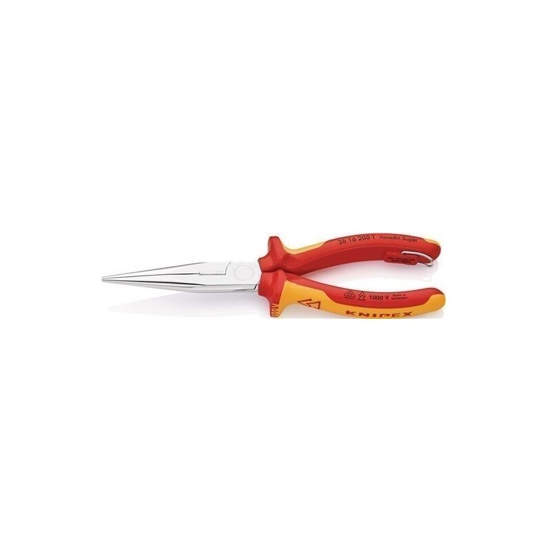 

Knipex - Alicate De Boca Plana Semirredonda Longitud 200 Mm Recto Vde