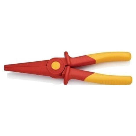 KNIPEX Alicate Plastico B/ Plana Semiredonda 220Mm Vde 98 62 02