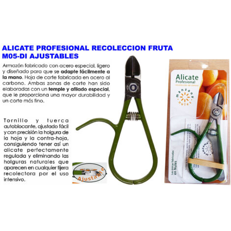 Alicate Profesional Ajustable para Recolección de Frutas M05-DI
