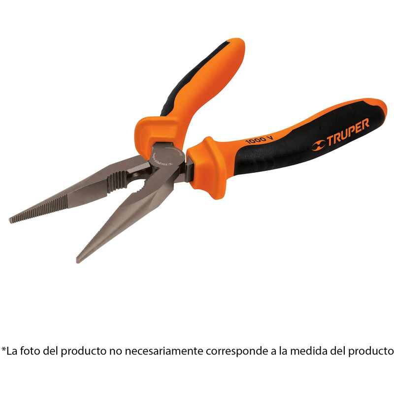 

Truper Expert - Alicate punta y corte 150mm, mango comfort grip