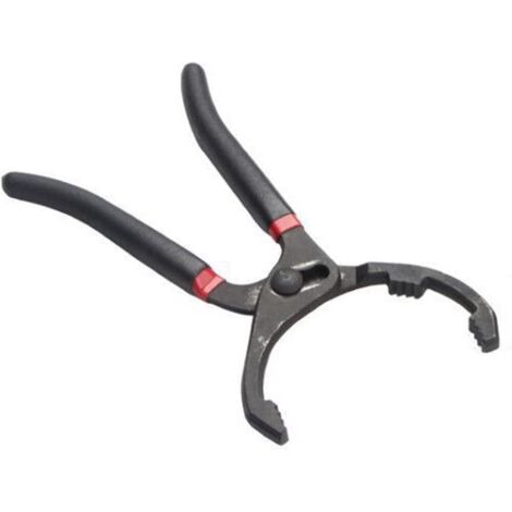 Alicates ajustables antideslizantes para extraer conductos de motor.