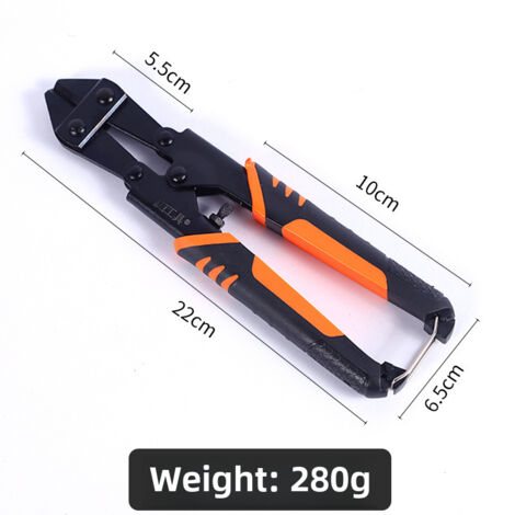Alicates cortacables manuales antimagnéticos Tuofeng T8 para suministro transfronterizo (caja de 12 mini alicates bicolores, 72 unidades, 0,3 kg cada uno).