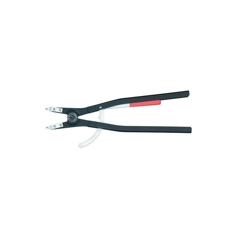 

Knipex - Pinza para grandes circlips exteriors, modelo curva, dimensiones : de 61, Ø de árbol 252-400 mm, Largo 580 mm