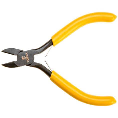 Alicates de corte lateral de precisión Topex de 113 mm: perfectos para trabajos de precisión