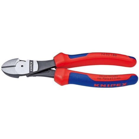 ALICATES DE CORTE OBLICUO FORCE KNIPEX KRAFTSEITENSCHNEIDER 200 MM 74 02 200 MOD VALE ALICATES DE CORTE OBLICUO FORCE