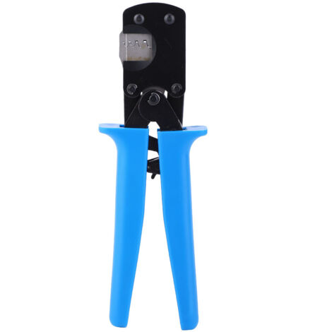 Alicates de crimpado con abrazaderas de terminal y trinquete para puentes de cable con paso de 1,25/1,54/2,0/2,54 mm