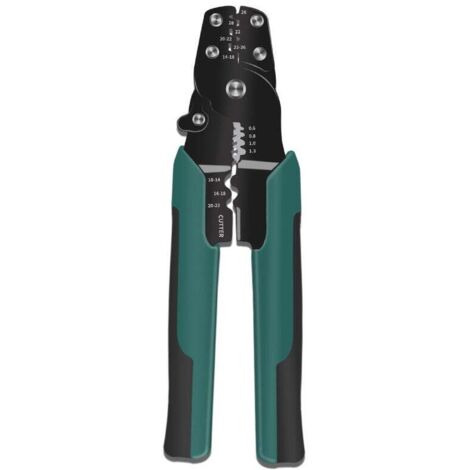 Alicates de crimpado de terminales eléctricos KZQ, alicates de crimpado de terminales, herramienta de crimpado, alicates de crimpado de cables, crimpadora/cortador/pelacables 3 en 1, para crimpado y c