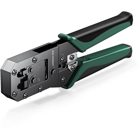 Alicates de crimpado para conectores Ethernet UGREEN NW136 (negro/verde)