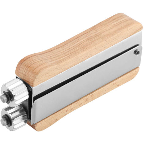 [Alicates de crimpado tipo colmena] + [Sin marca] + [CR500] + [Acero inoxidable y madera]