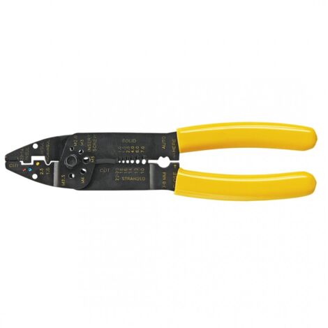 Alicates de crimpado Topex para extremos de cable de 210 mm: resistentes y cómodos