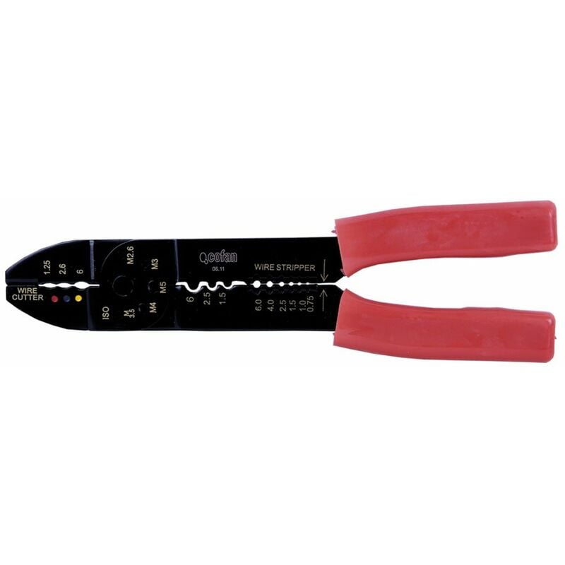 

Alicates de crimpar para terminales aislados 220 mm Longitud mm:220 CAP mm:0,75-6