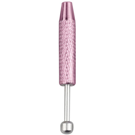 Alicates de punta redonda, alicates de joyería de cuatro mordazas, herramientas de sujeción para joyería de aleación de zinc. (Juego de dos piezas, rosa)