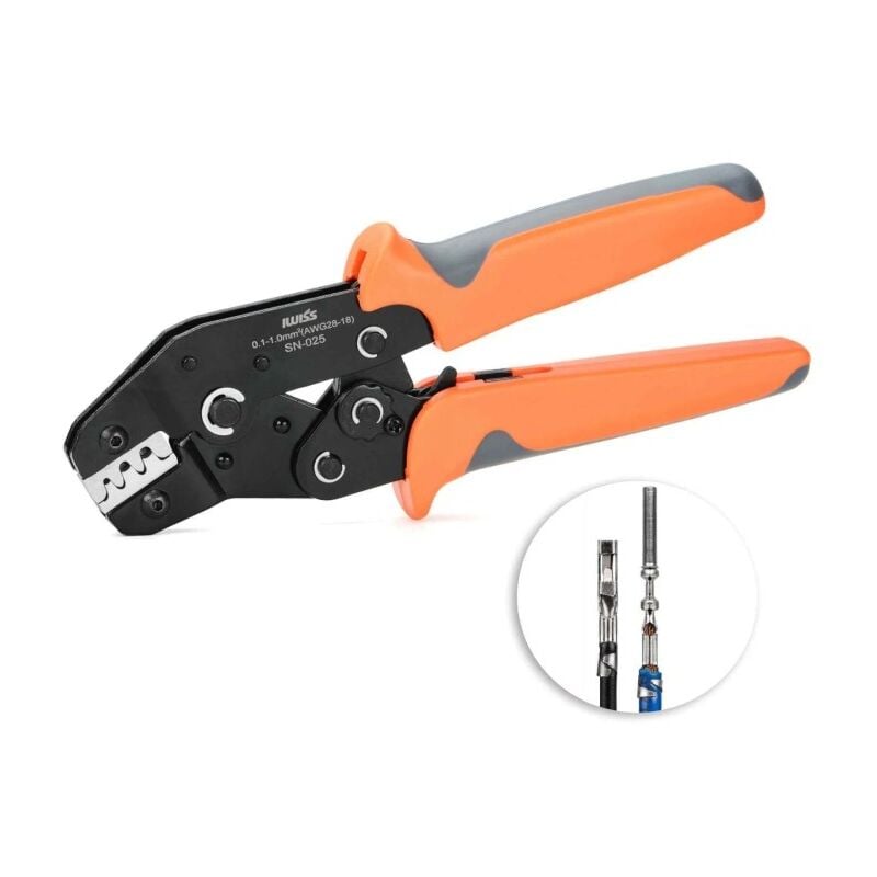 

Errebi Group - Alicates de trinquete AWG28-18 / 0.1-1.0 mmq