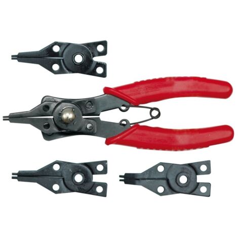 Alicates para anillos de retención de 150 mm, juego de 5 / 43510 / VOREL