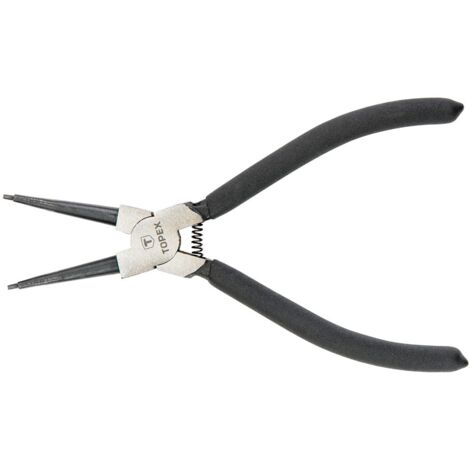 Alicates para anillos de retención Topex de 180 mm - Interior, montaje y desmontaje