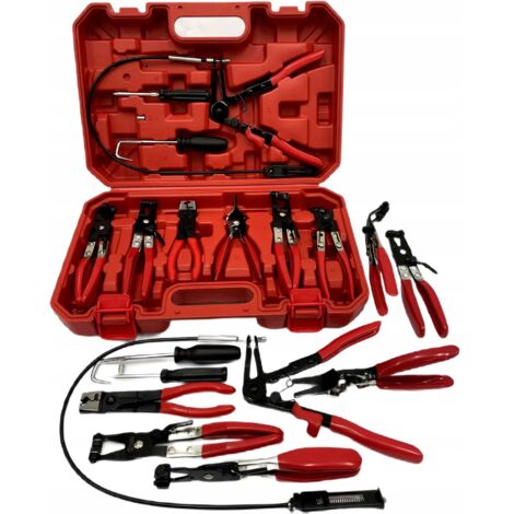Alicates para bridas de 9 piezas con cable largo