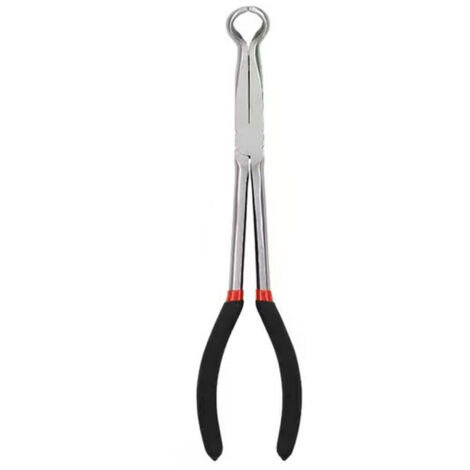 Alicates para bujías extralargos de 280 mm (11 pulgadas) con cabeza anillada, alicates de punta larga para quitar los cables de las bujías del coche.