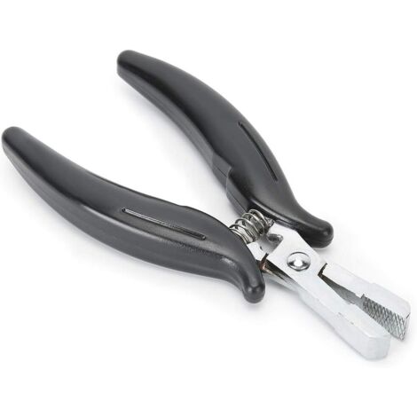 Alicates para extensiones de cabello, herramienta profesional para quitar extensiones, alicates de sellado para microanillos y cuentas.