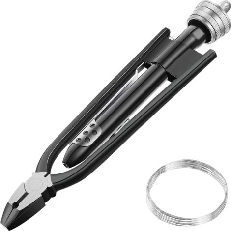 Alicates para torsión de cables de seguridad para aeronaves, herramienta para torsión de metales, alicates de seguridad con bloqueo para industrias automotriz y aeronáutica, 6 pulgadas