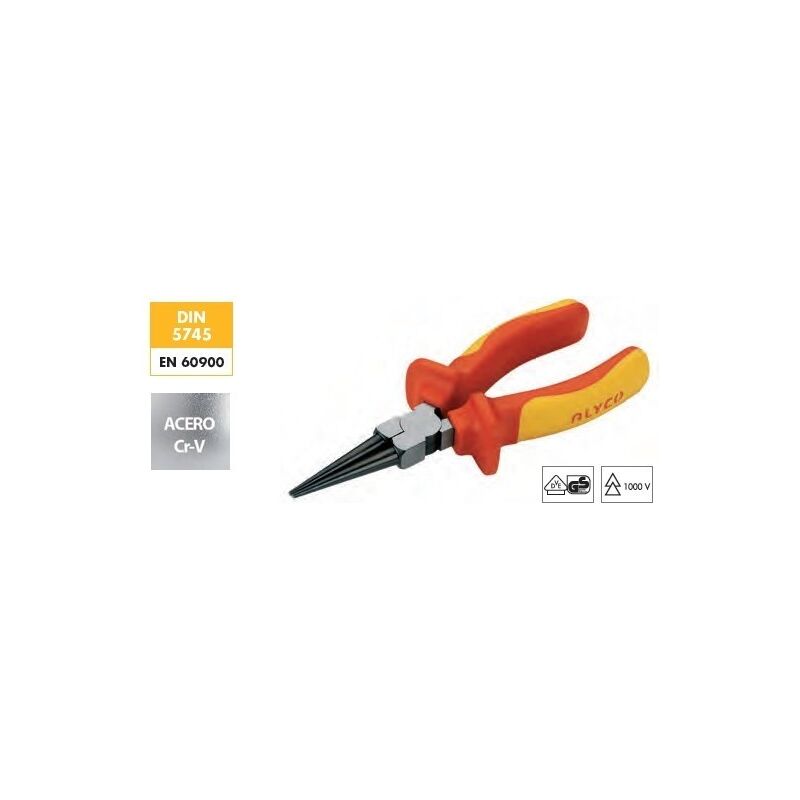 

Alyco Alicate 1000V.Punta Redonda 160 Mm.