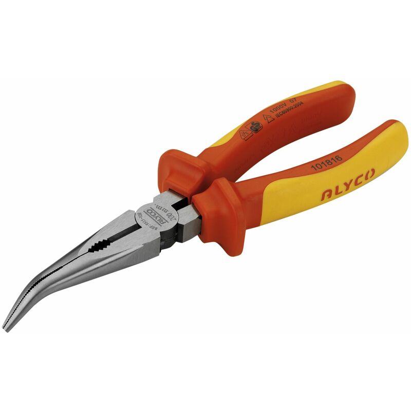 

Alyco-tools - Alicate De Bocas Semirredondas Curvas Con Corte Aislado Vde