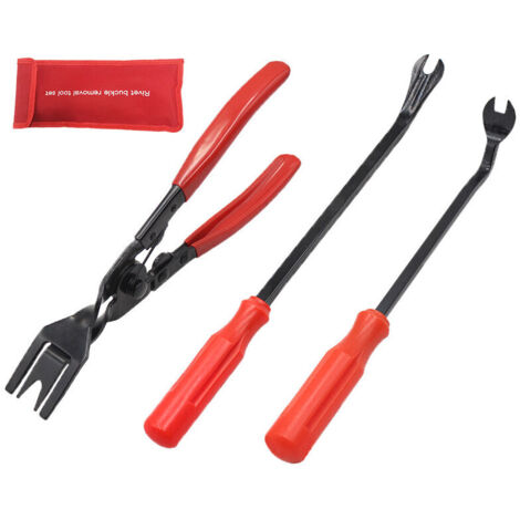 alicates universales para quitar clips de puertas de coche, herramientas para paneles de puertas y tableros, kits de reparación
