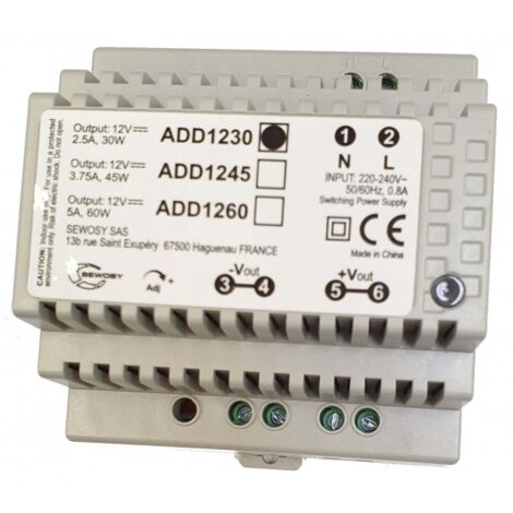 Alim 12VCC 4A 48W DIN 3 modules - CAME FR2809