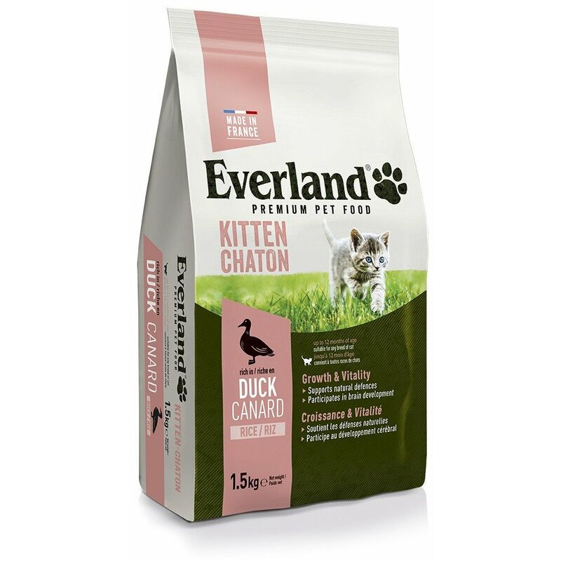 Everland - aliment chaton nutrio junior 1.5kg