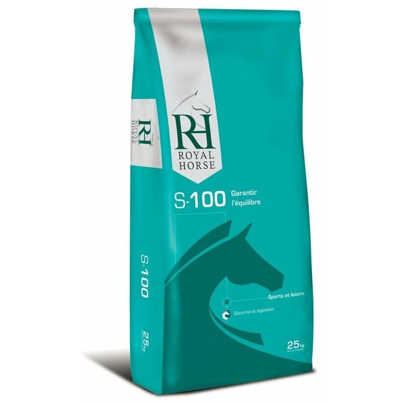 Aliment cheval granulé S100 25 kg sport et loisirs - ROYAL HORSE