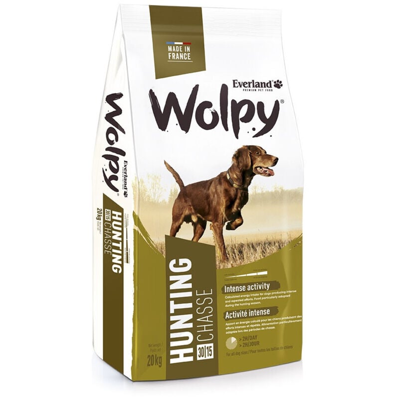 Aliment Chien Wolpy Chasse 20kg