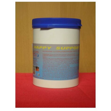 Aliment complémentaire HAPPY SUPPORT avec acides aminés et vitamines pour chevaux 400 g