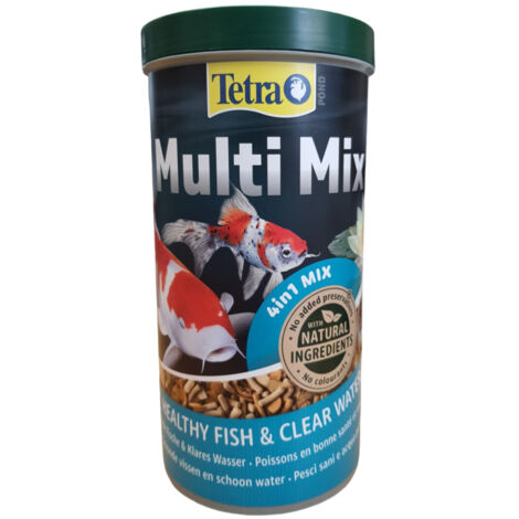 Aliment complet Multi Mix 1 litre , 170 g pour poisson d'ornement de bassin - Tetra