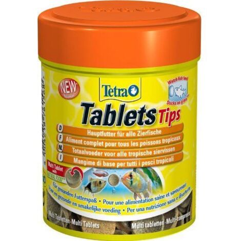 Aliment complet pour tous les poissons tropicaux 65 g - 150 ml Funtips Tablets - Tetra